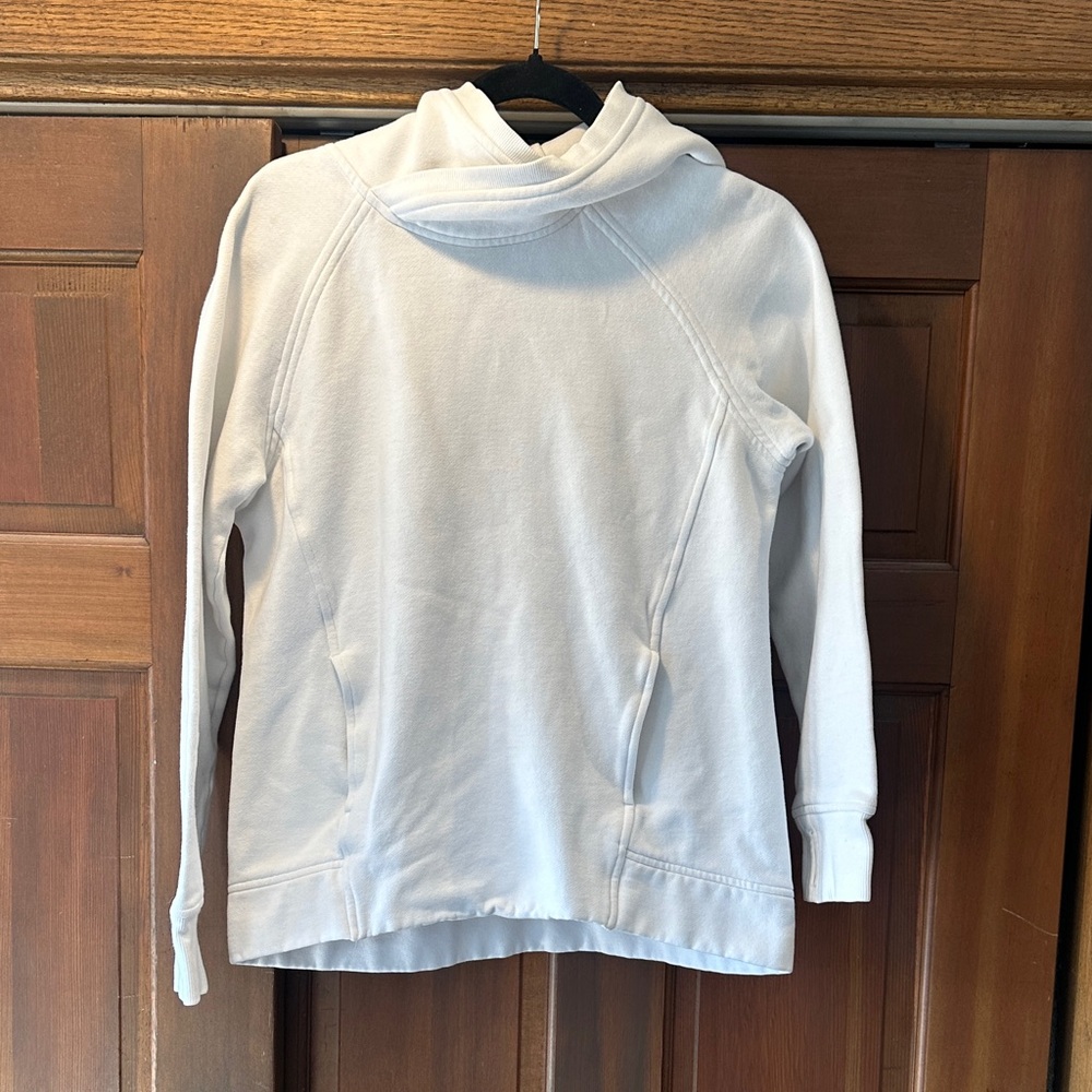 Lululemon Athletica White Scuba Hoody